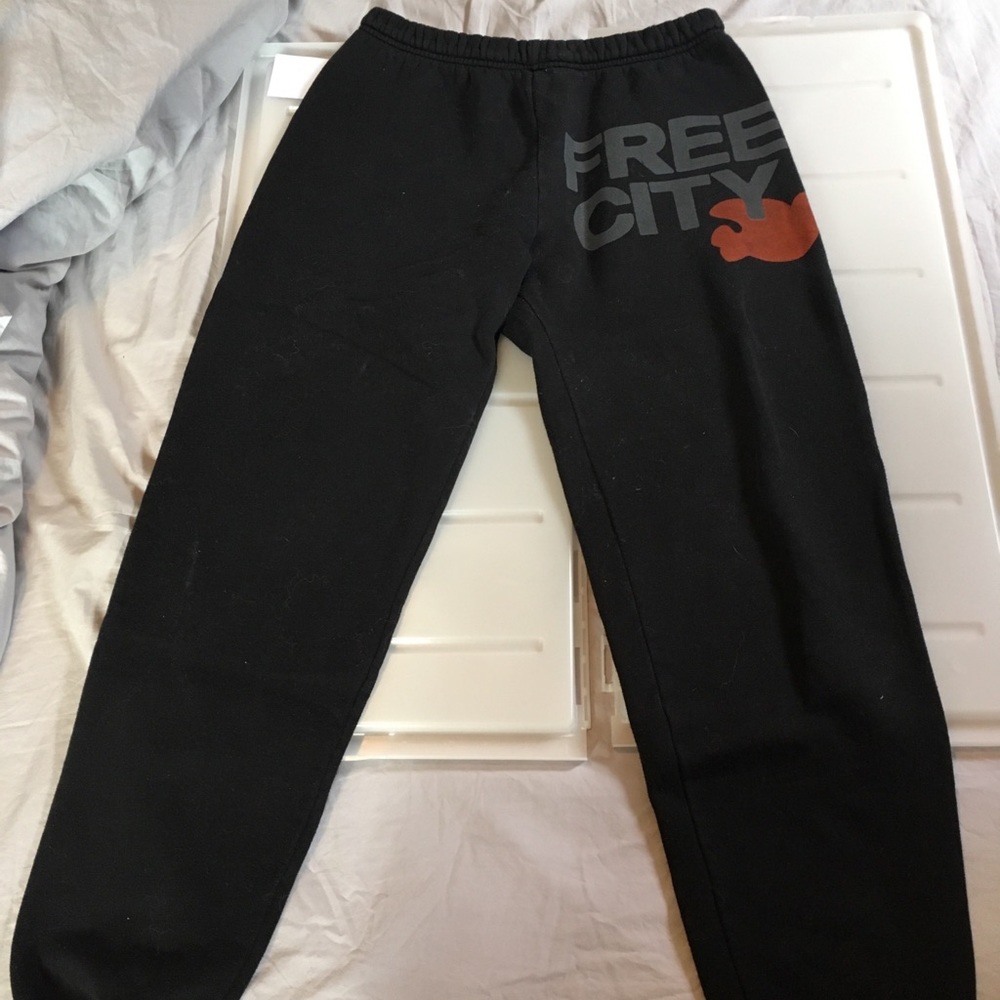 freecity FREE CITY black sweatpants